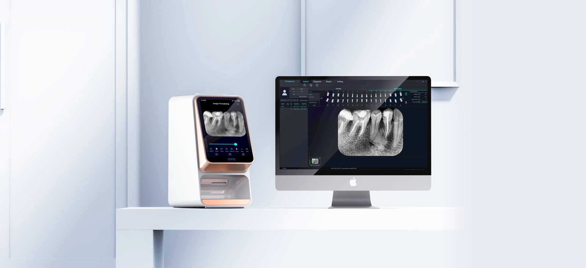 فسفرپلیت وودپیکر WOODPECKER iScan